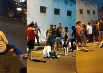 Jovem é agredido ao tentar assaltar moradores no bairro Monte Castelo